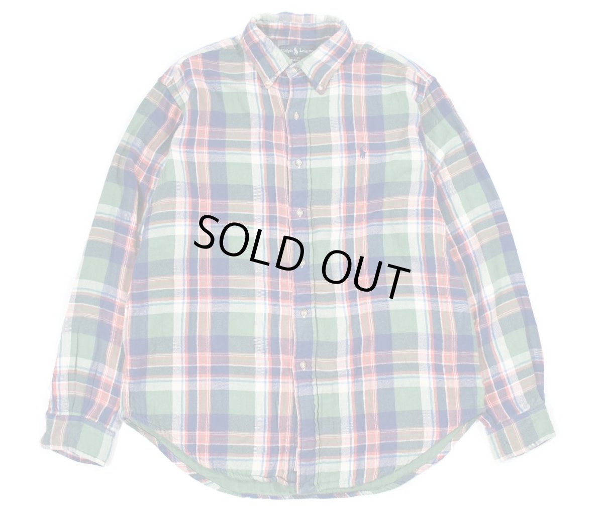 画像1: Used Ralph Lauren Flannel Shirt "Classic Fit" (1)