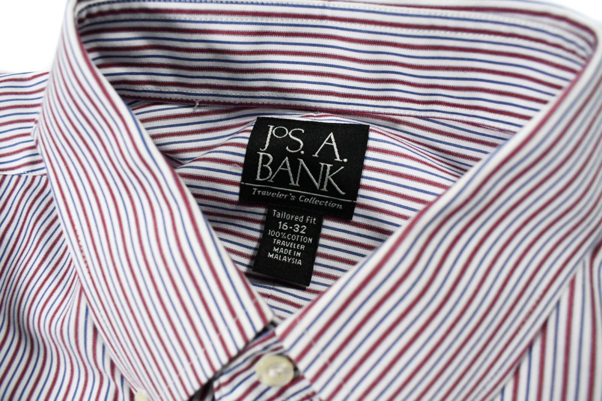 画像4: Used Jos.A.Bank Stripe B/D Shirt (4)