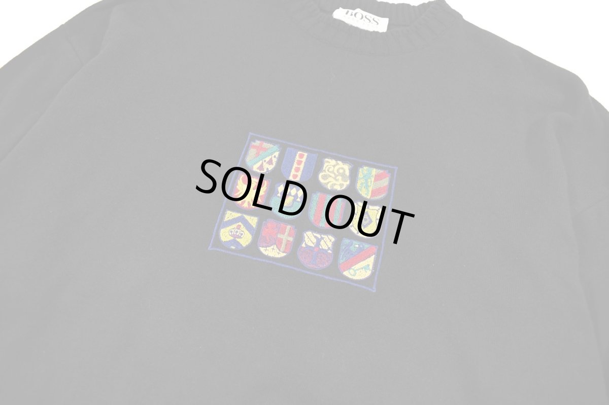 画像2: Used Boss Hugo Boss Cotton Knit Sweater Black (2)