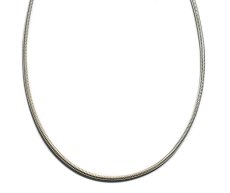 画像1: Italian Silver Necklace #005 (1)