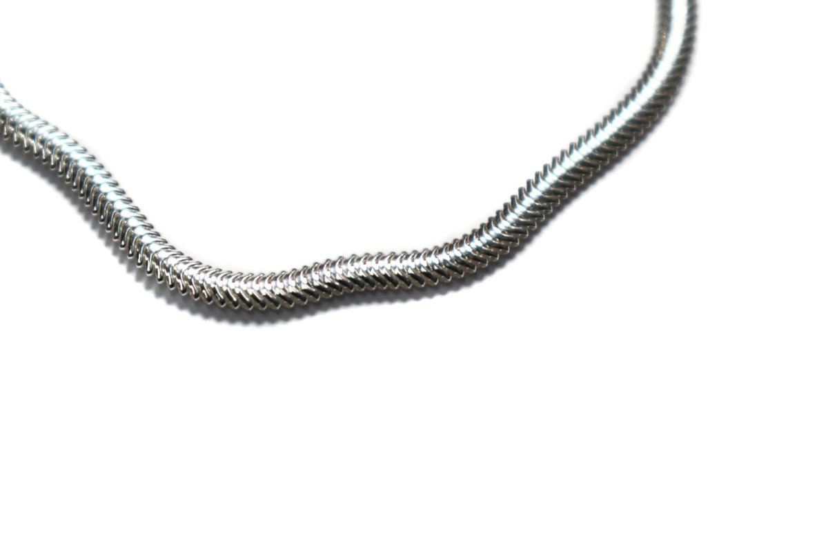 画像2: Italian Silver Bracelet Snake #002 (2)