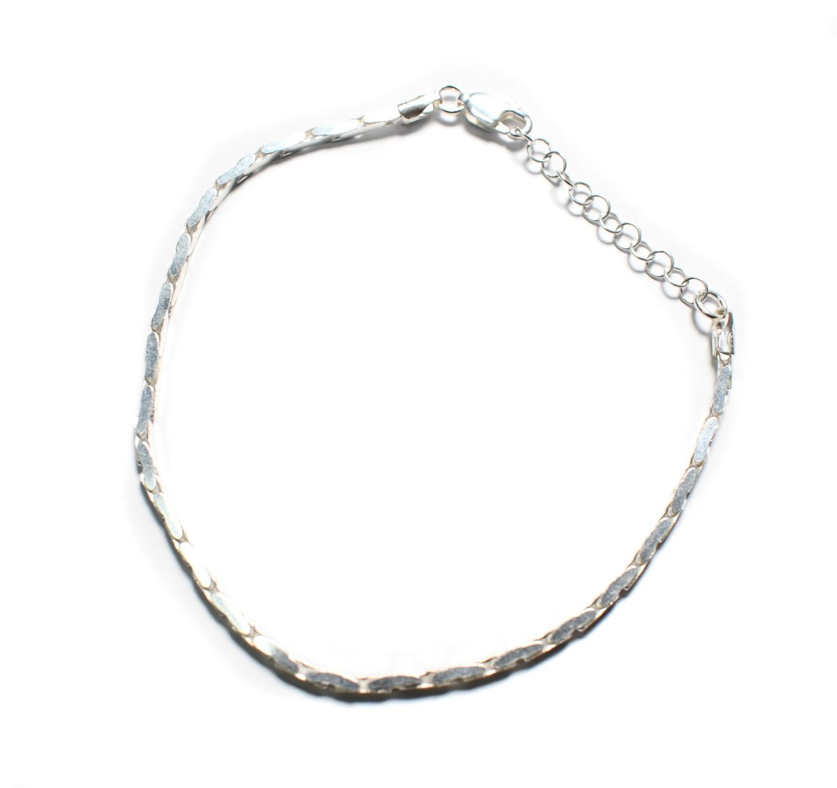 画像1: Italian Silver Bracelet #004 (1)