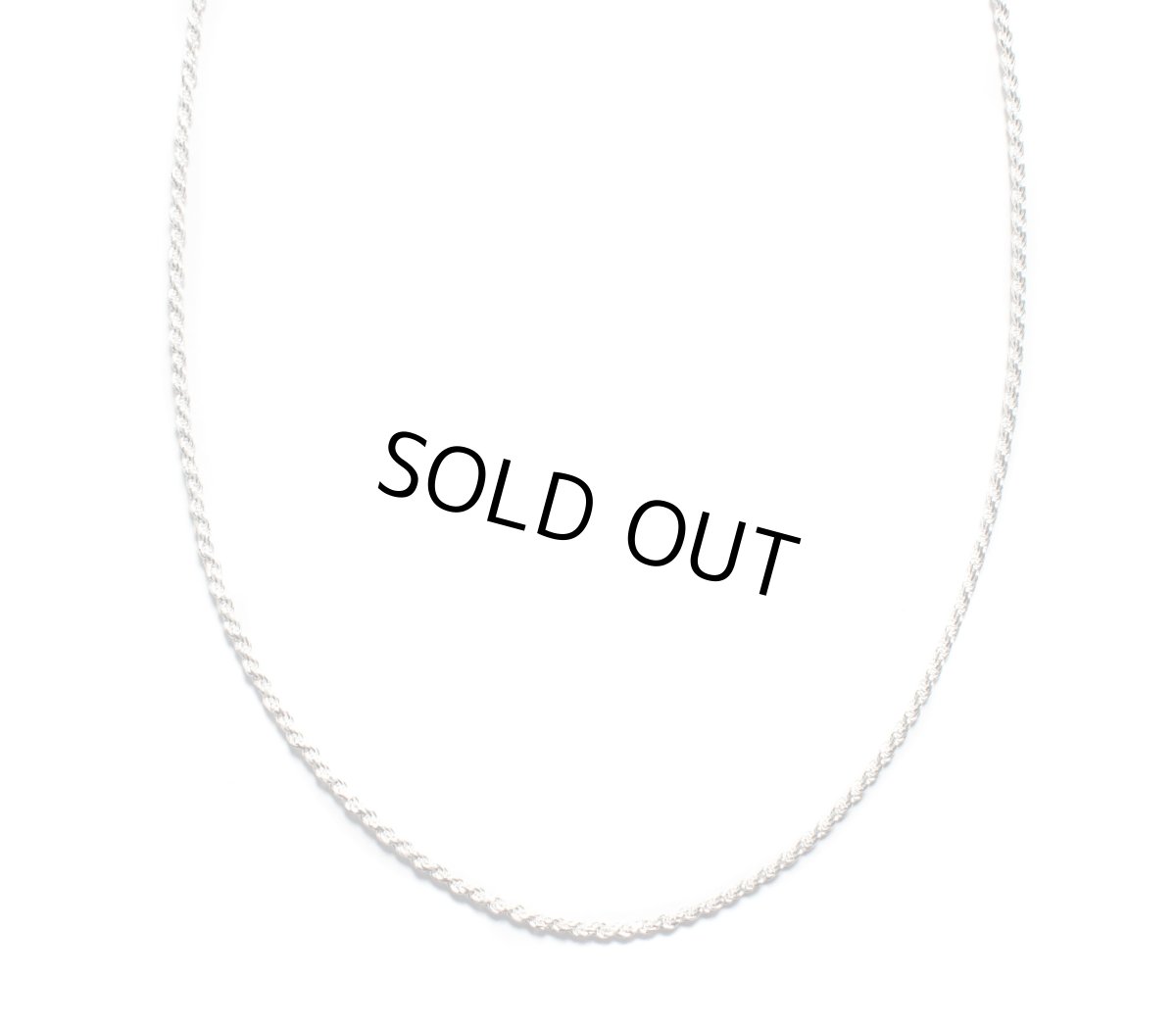画像1: Italian Silver Necklace #006 (1)