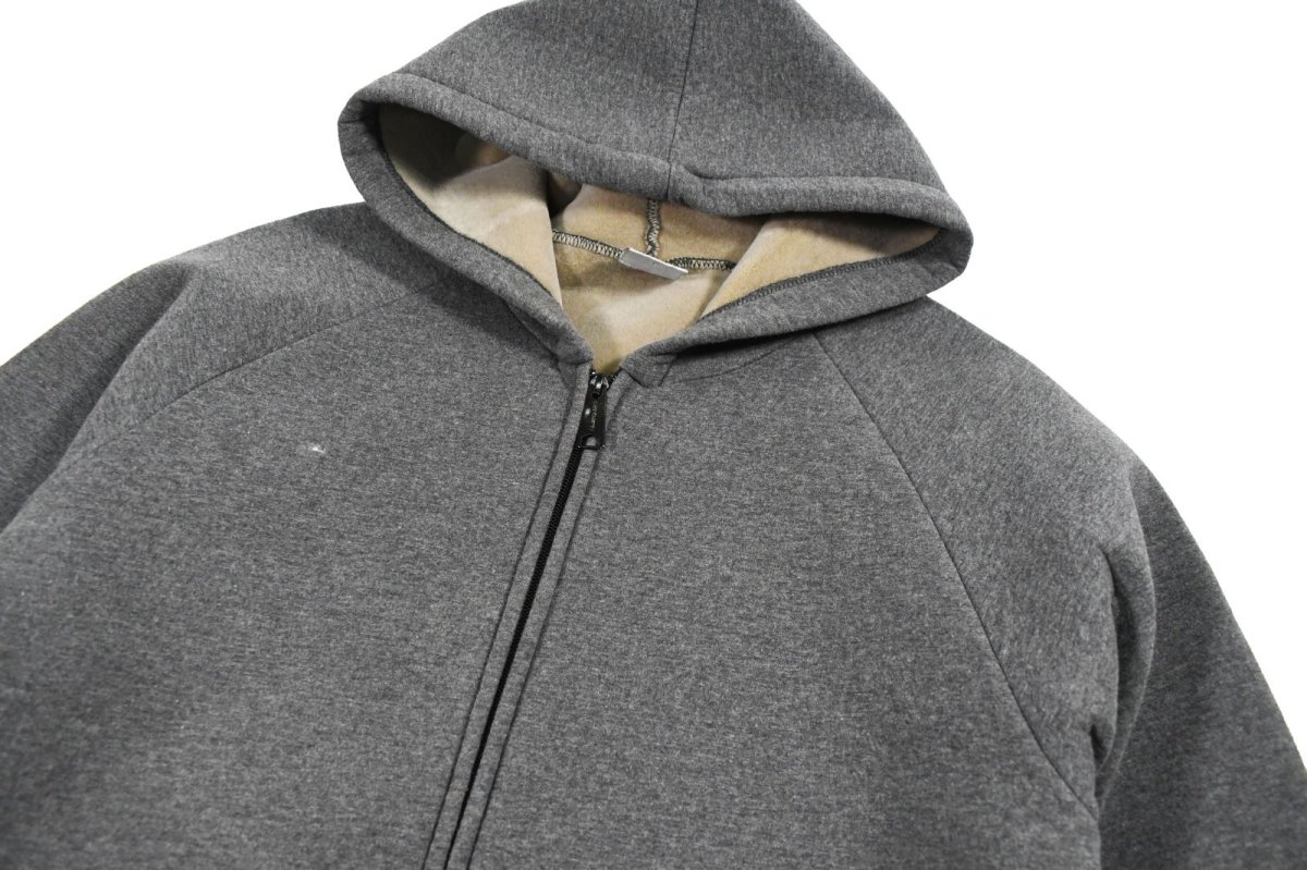 画像2: Used Carhartt Bonding Zip Hoodie Charcoal (2)