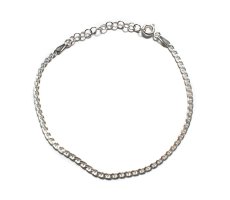 画像1: Italian Silver Bracelet #010 (1)