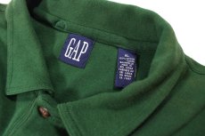 画像4: Deadstock Gap Sweat Polo Green (4)