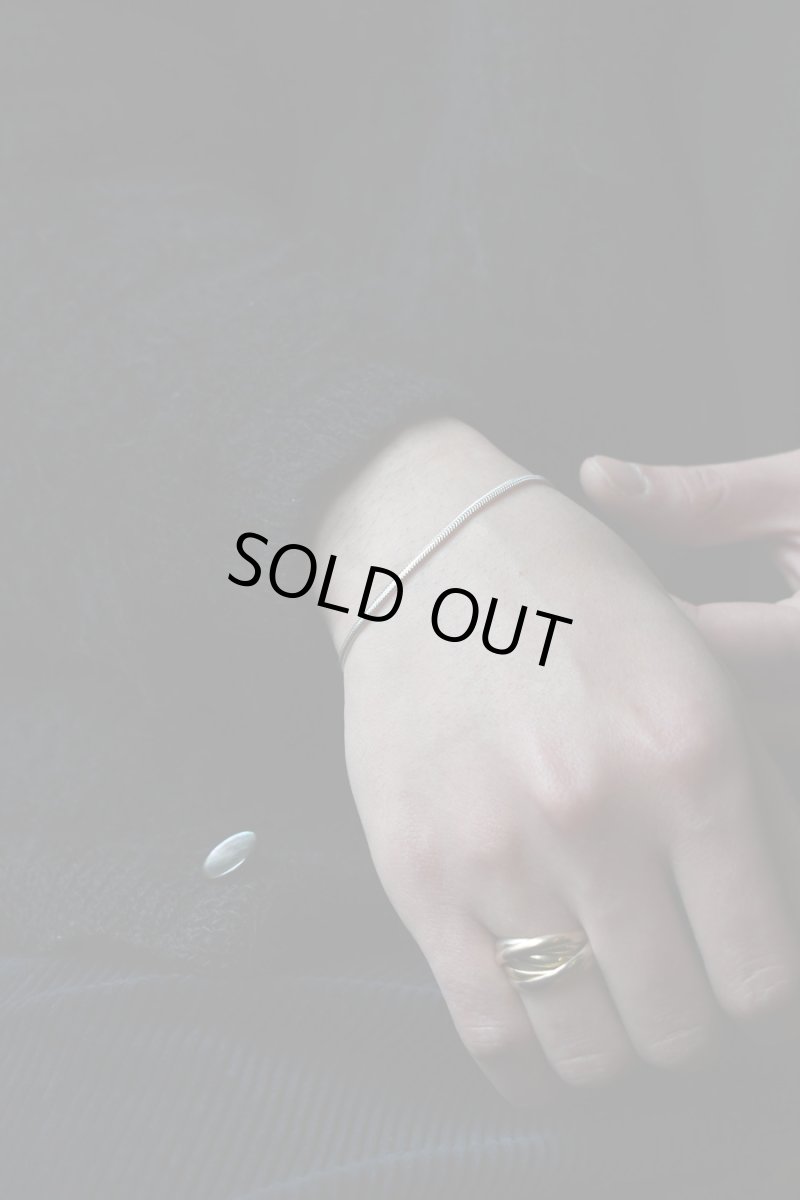 画像4: Italian Silver Bracelet Snake #002 (4)