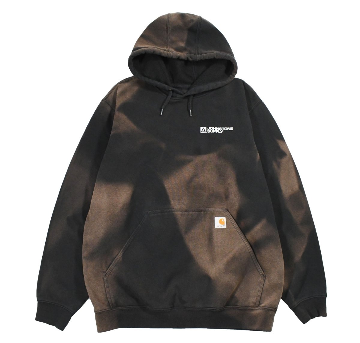 画像1: Used Carhartt Sweat Hoodie Fade Black (1)
