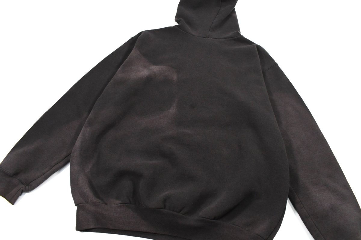 画像5: Used Carhartt Sweat Hoodie Fade Black (5)