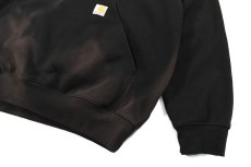 画像3: Used Carhartt Sweat Hoodie Fade Black (3)