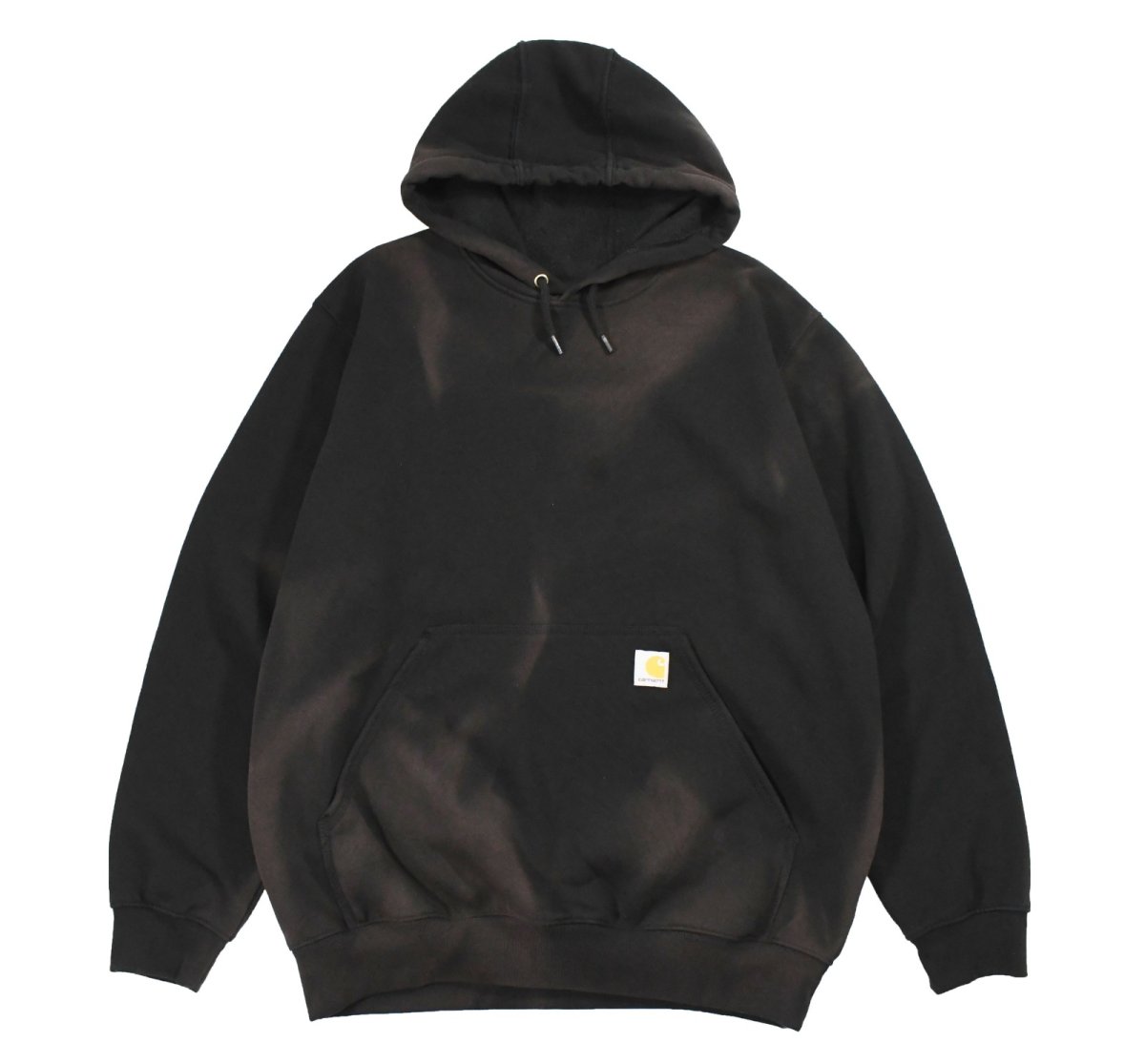 画像1: Used Carhartt Sweat Hoodie Fade Black (1)