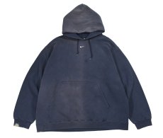 画像1: Used Nike Sweat Hoodie Fade Navy (1)