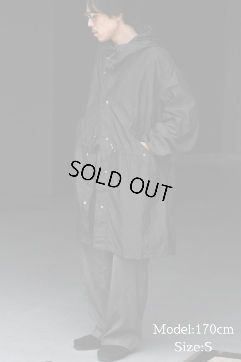 画像8: Deadstock US Army Snow Camo Parka Black Over Dye (8)