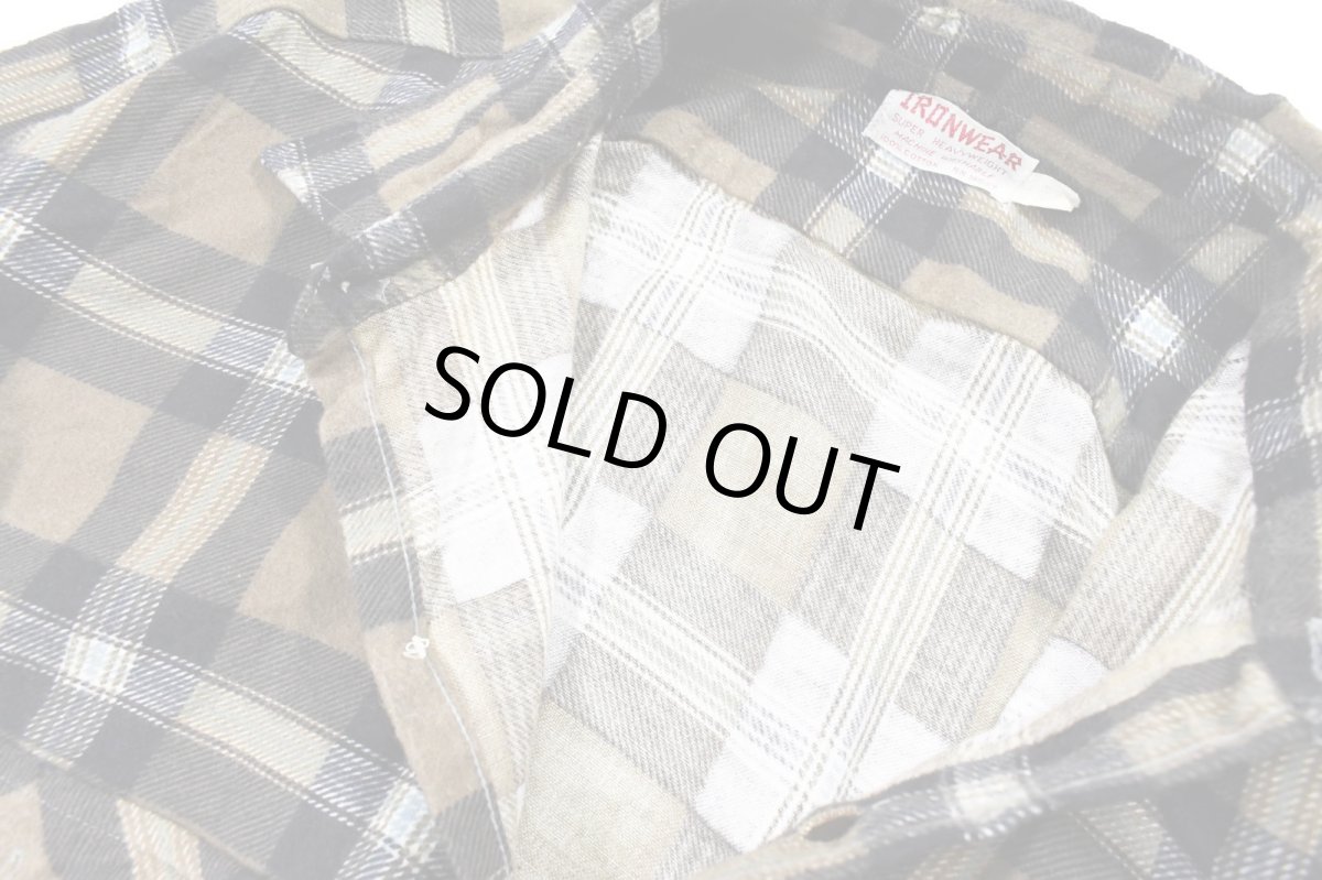 画像4: Deadstock Ironwear Print Flannel Shirt (4)