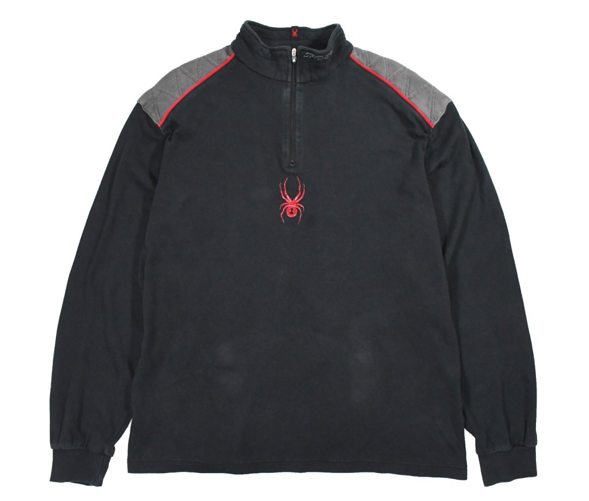 画像1: Used Spyder Quarter Zip Sweat Shirt (1)