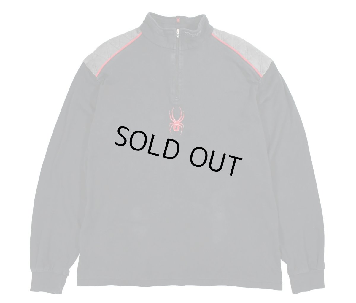 画像1: Used Spyder Quarter Zip Sweat Shirt (1)