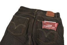 画像4: Deadstock Levi's 569 Denim Pants Reactive Dye Brown リーバイス (4)