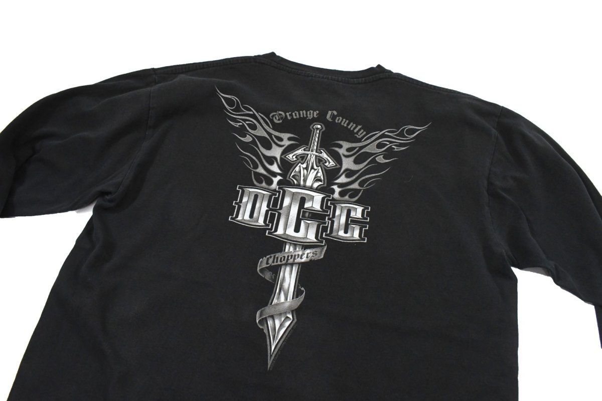 画像6: Used Orange County Choppers L/S Print Tee (6)