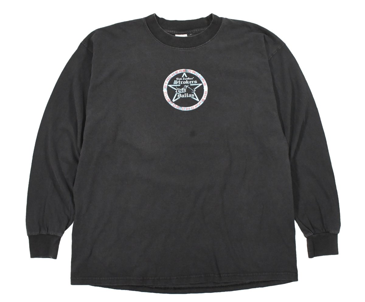 画像1: Used Rick Fairless Strokers Dallas L/S Print Tee (1)