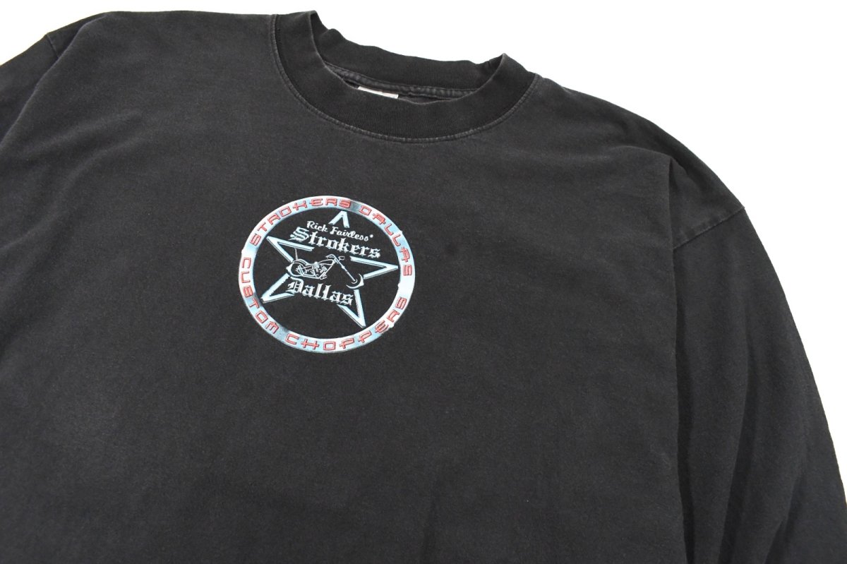 画像2: Used Rick Fairless Strokers Dallas L/S Print Tee (2)