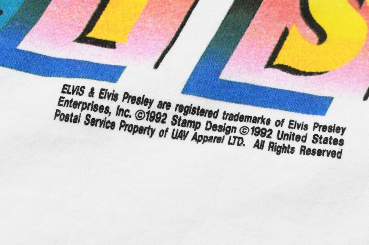 画像3: Used Musician Print Tee "Elvis Presley" made in USA (3)