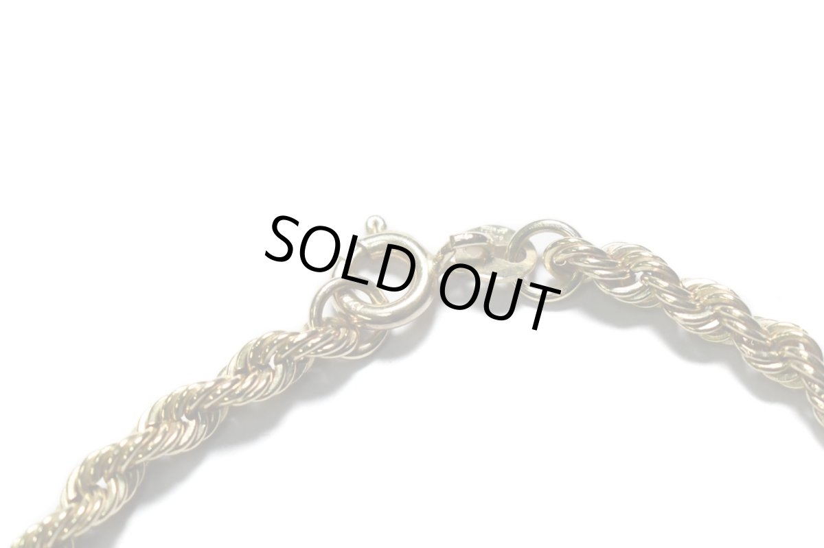 画像2: 9K UK Gold Screw Chain Bracelet (2)