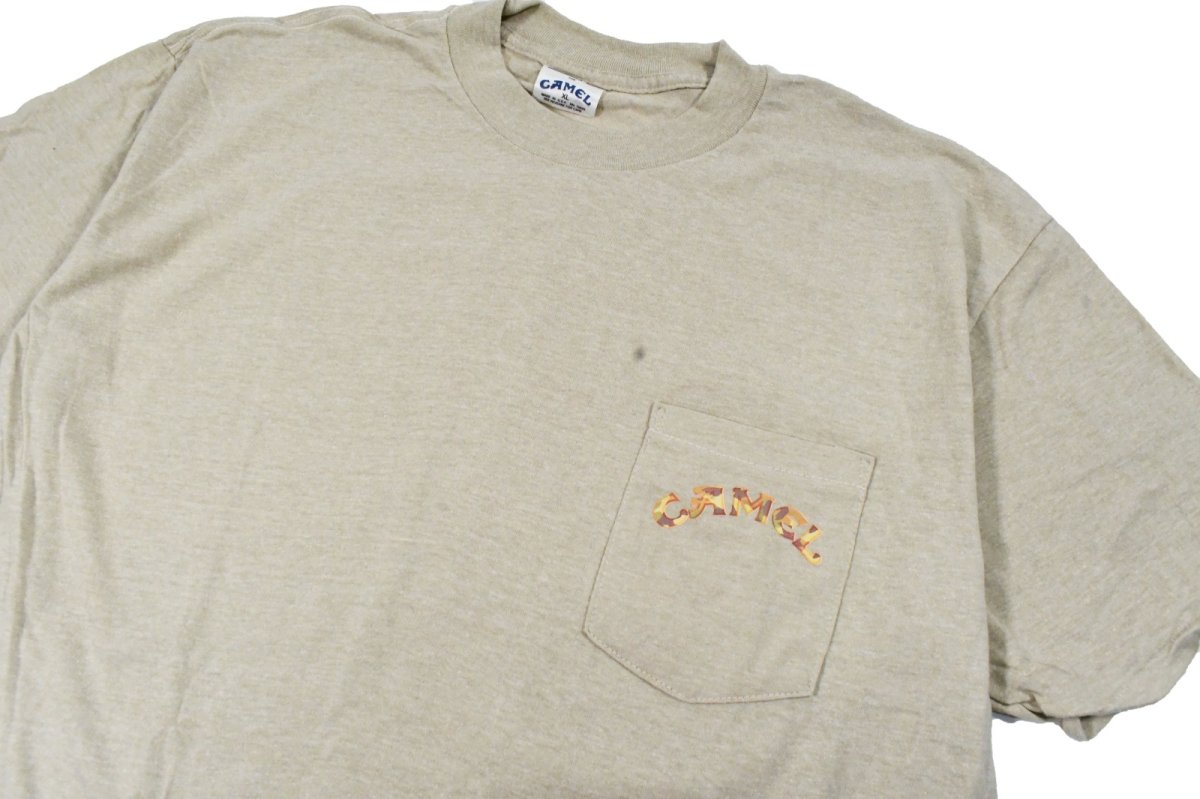 画像2: Deadstock Corporate S/S Print Tee "Camel" made in USA (2)
