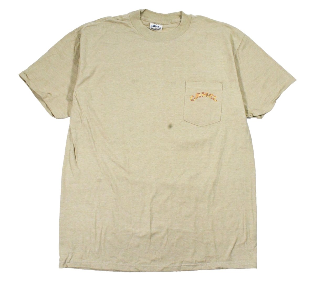 画像1: Deadstock Corporate S/S Print Tee "Camel" made in USA (1)