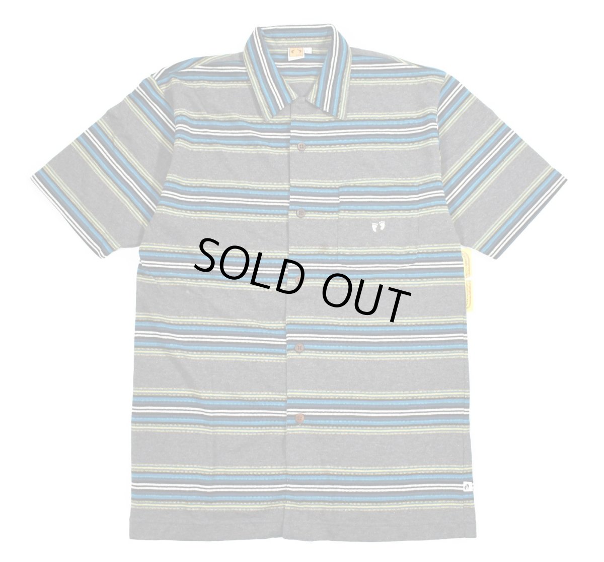 画像1: Deadstock Hang Ten Full Button Polo Shirt made in USA (1)