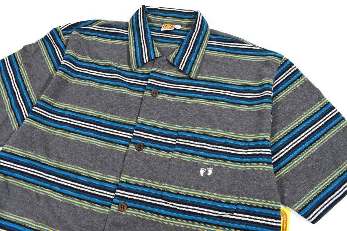 画像2: Deadstock Hang Ten Full Button Polo Shirt made in USA (2)