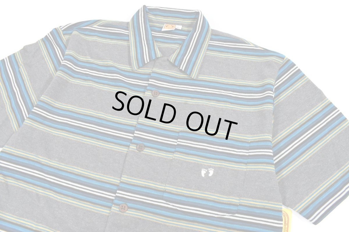 画像2: Deadstock Hang Ten Full Button Polo Shirt made in USA (2)