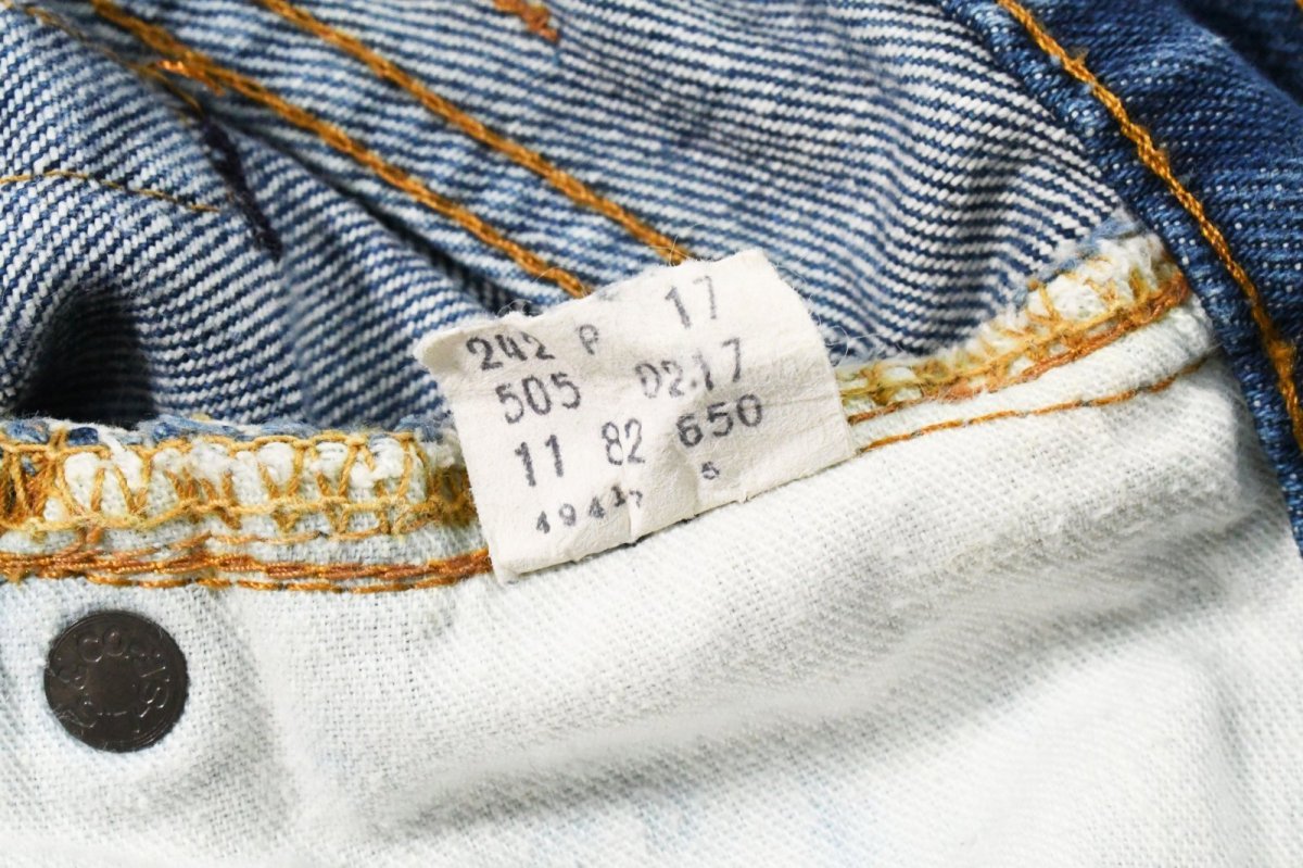 画像7: 80s Used Levi's 505 Denim Pants made in USA リーバイス (7)