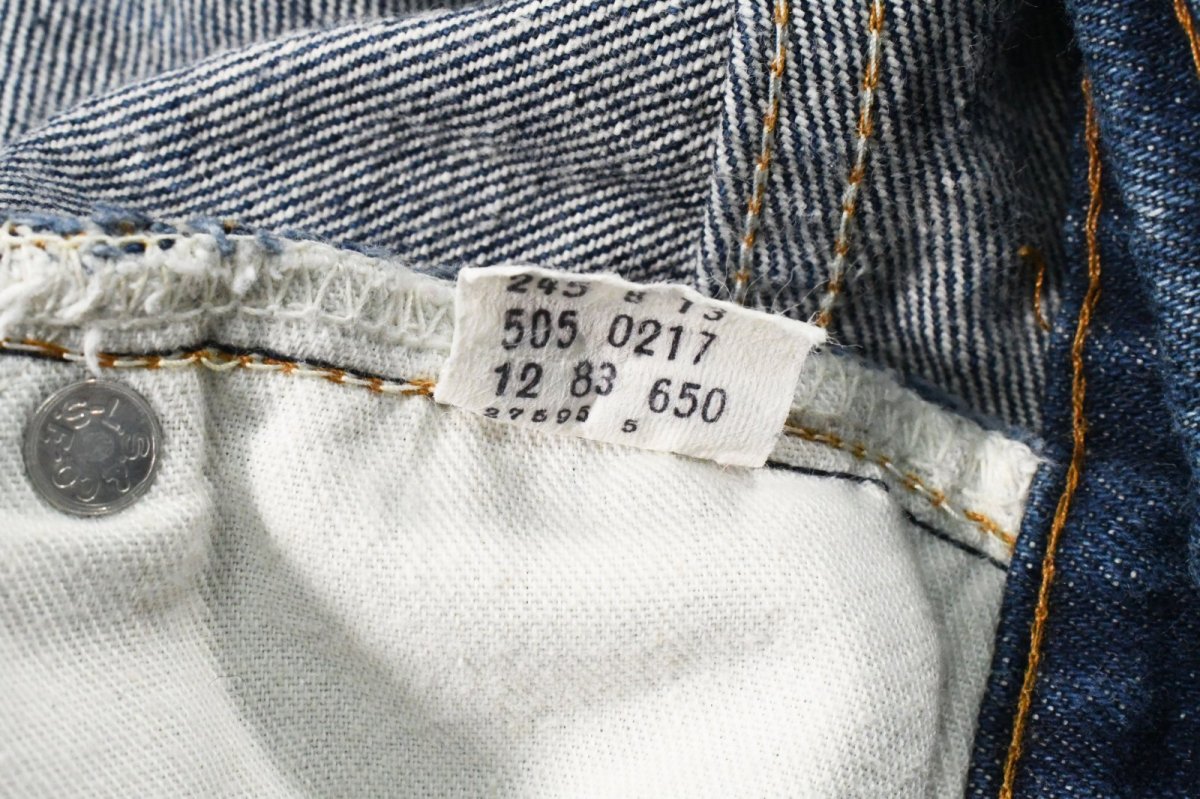 画像6: 80s Used Levi's 505 Denim Pants made in USA リーバイス (6)