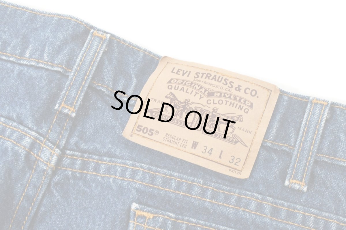 画像5: 94' Deadstock Levi's 505 Denim Pants made in USA リーバイス (5)