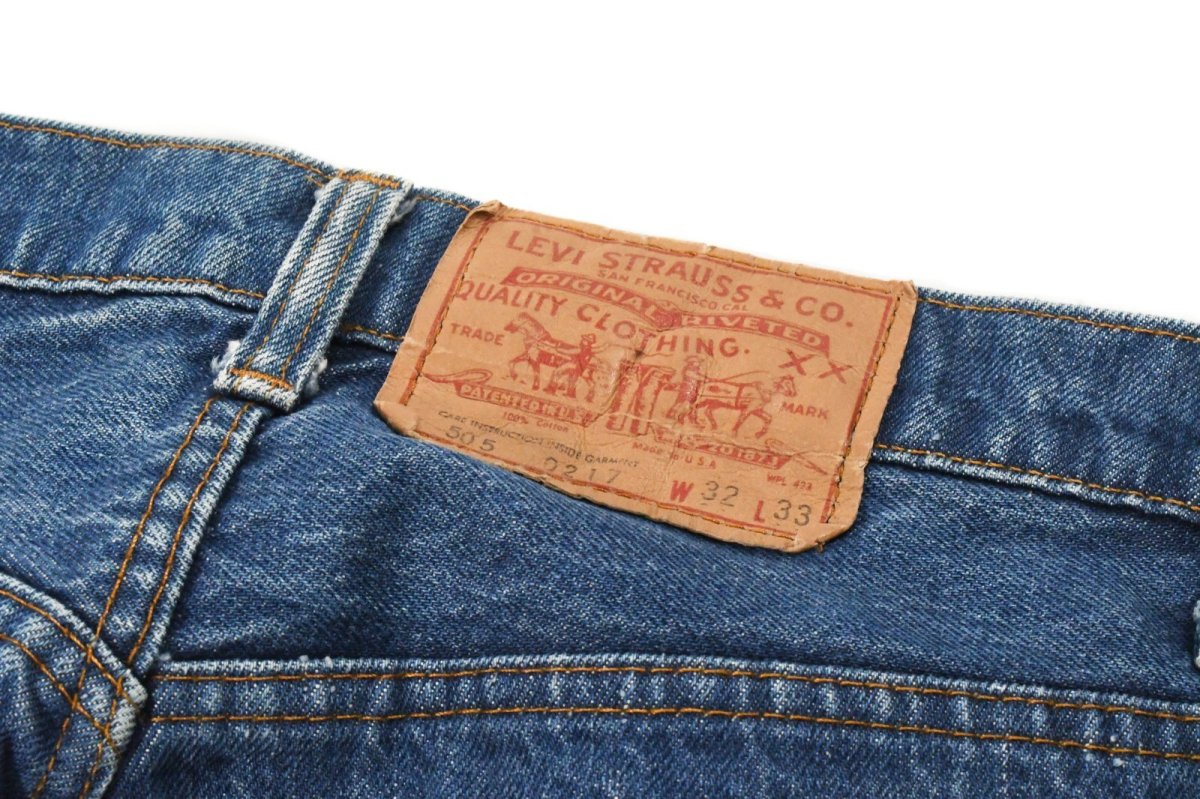 画像5: 80s Used Levi's 505 Denim Pants made in USA リーバイス (5)