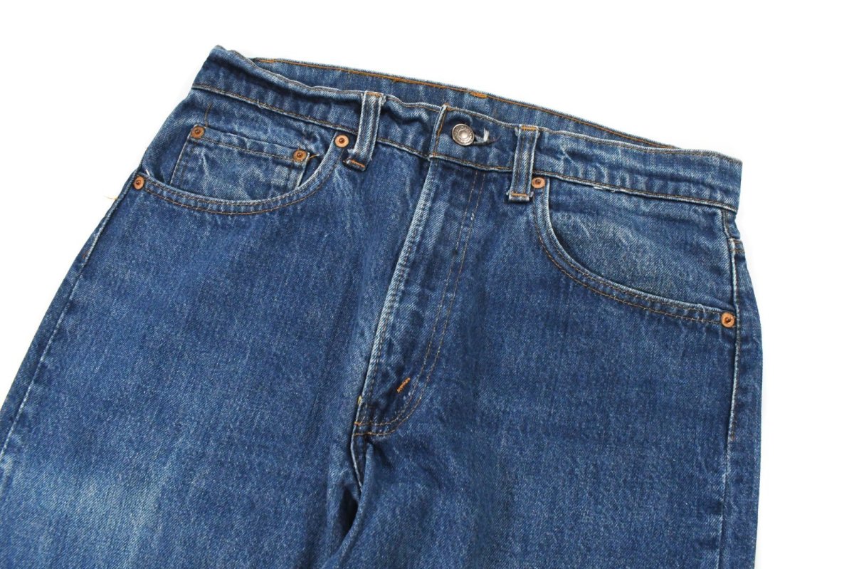 画像2: 80s Used Levi's 505 Denim Pants made in USA リーバイス (2)
