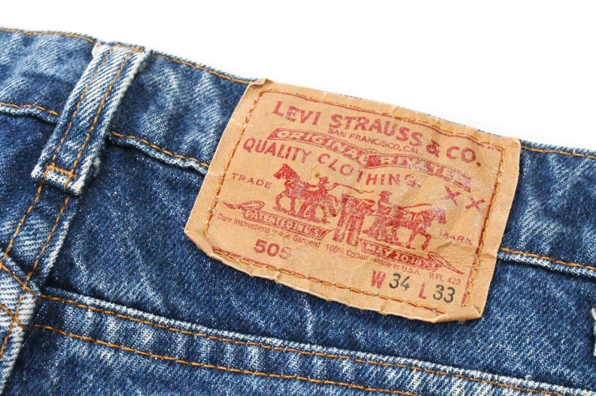 画像5: 90' Used Levi's 505 Denim Pants made in USA リーバイス (5)