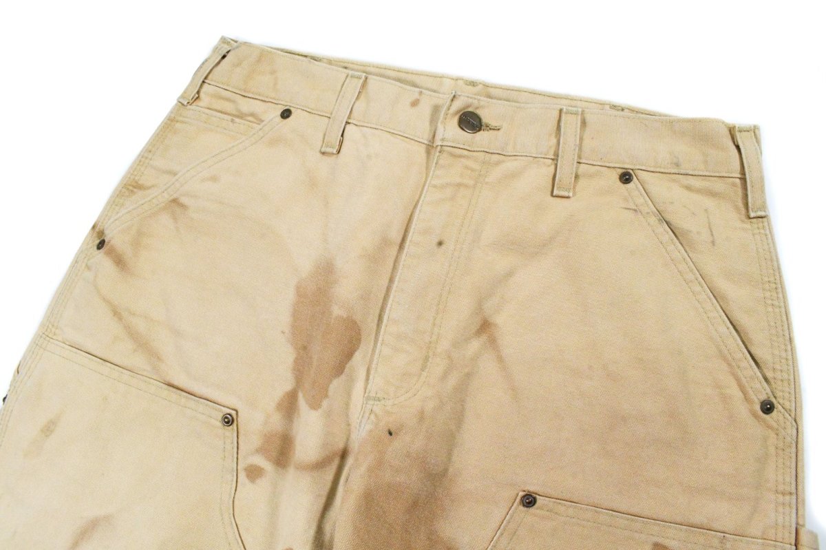 画像2: Used Carhartt Duck Double Knee Carpenter Pants カーハート (2)