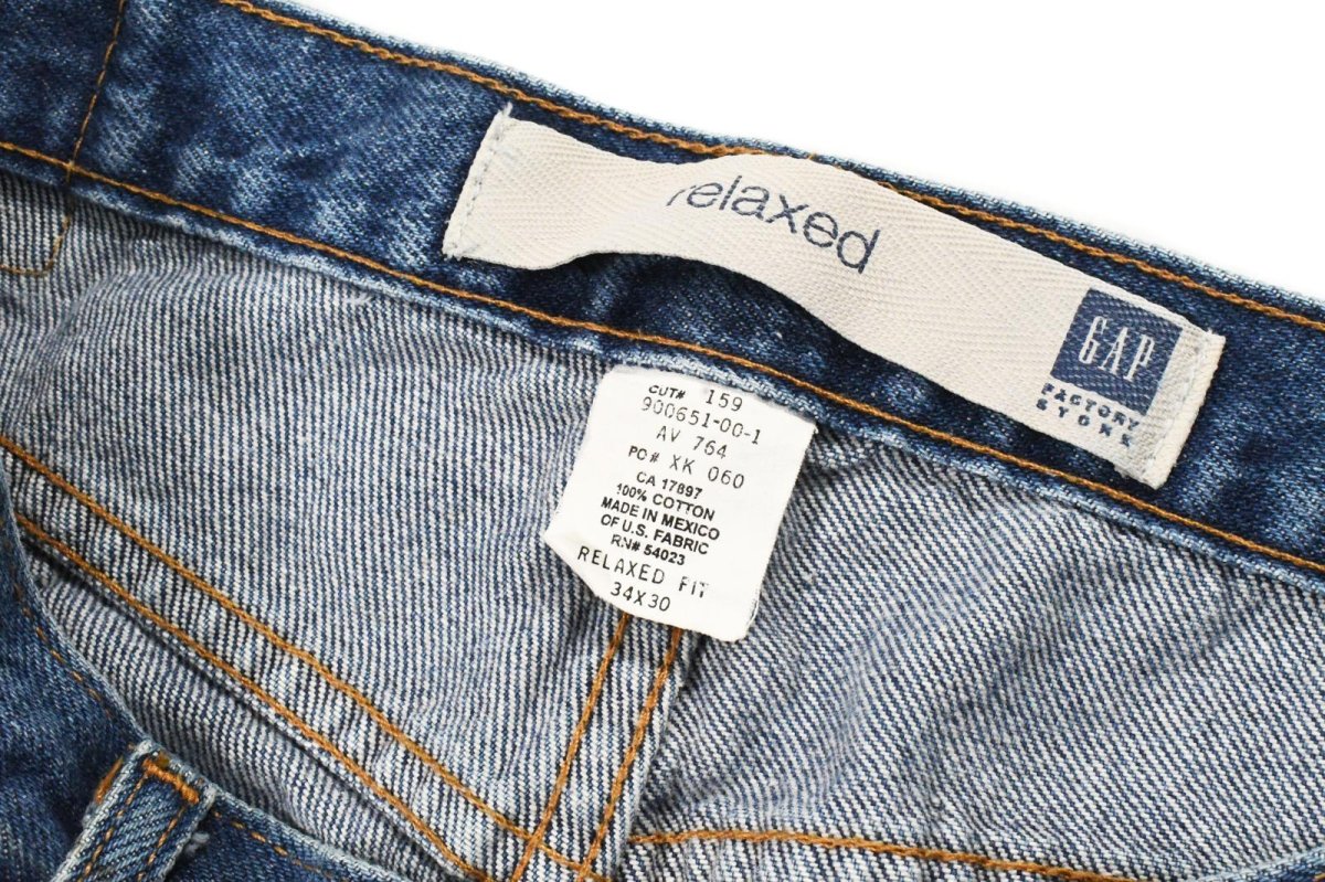 画像5: Used Gap Relaxed Fit Denim Pants (5)