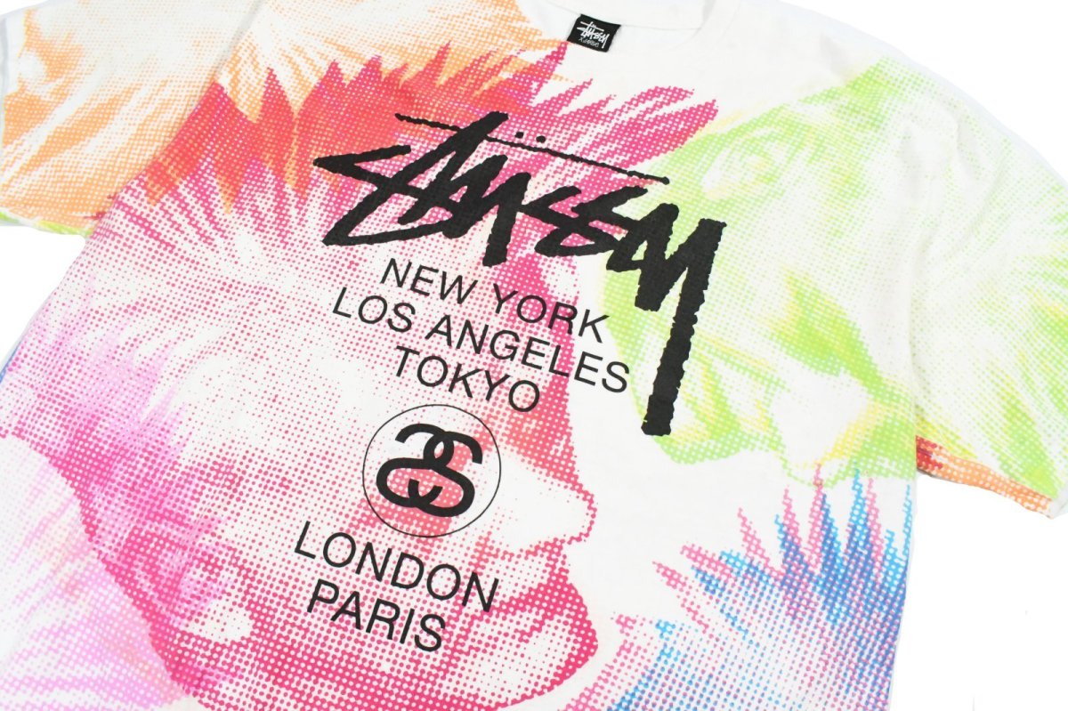 画像2: Used Stussy Print Tee (2)