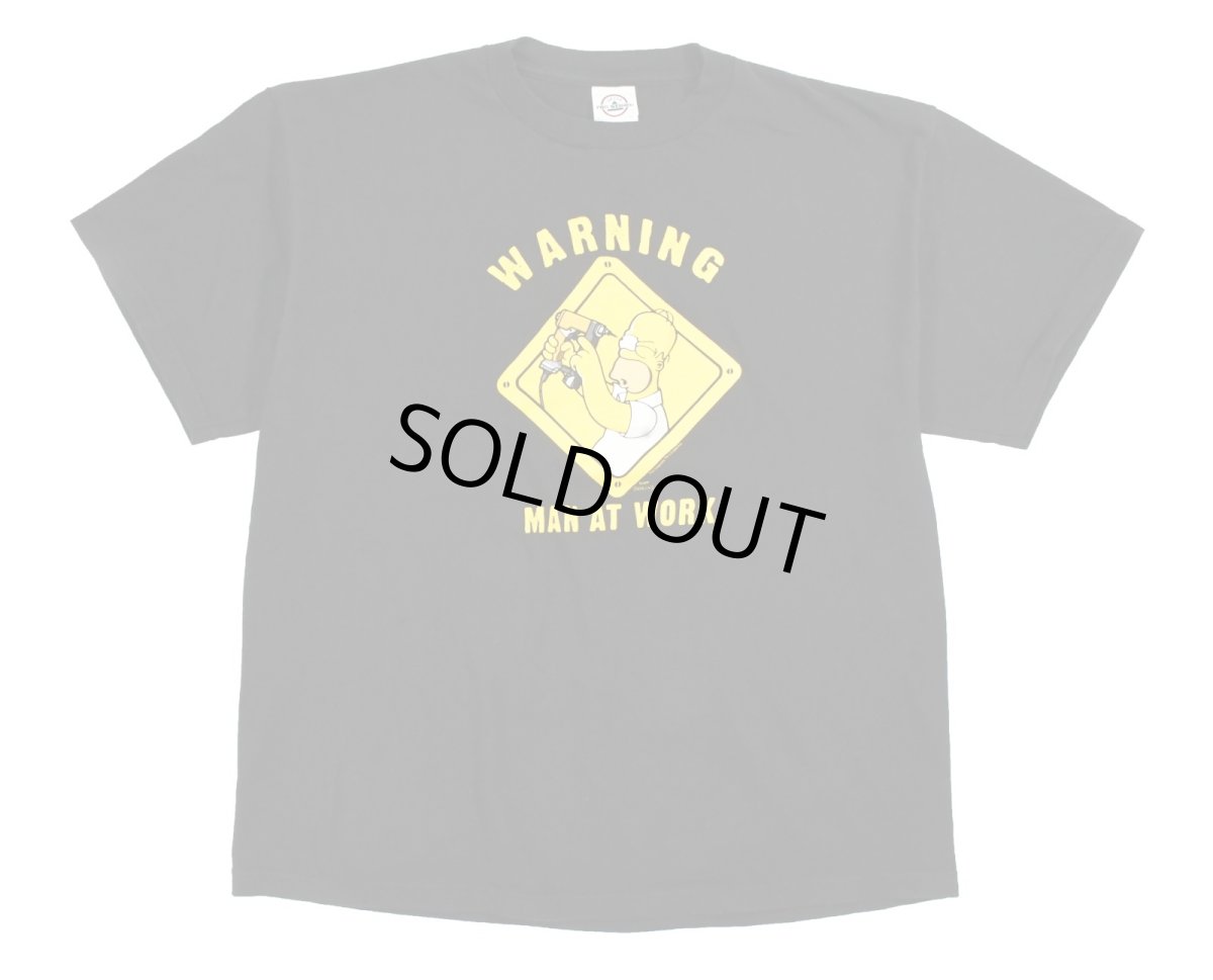 画像1: Used The Simpsons Print Tee (1)