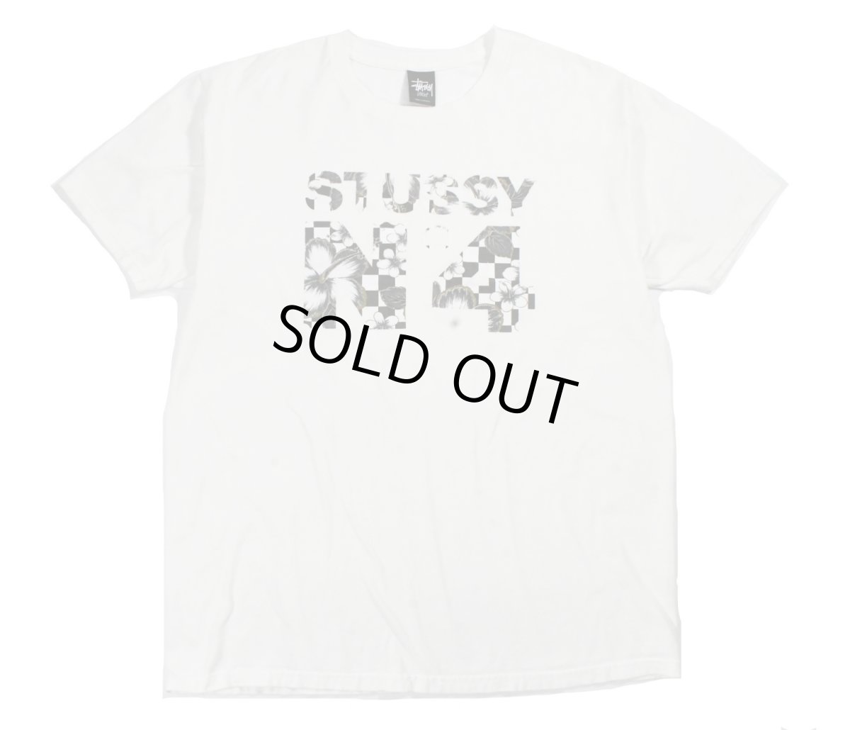画像1: Used Stussy Print Tee (1)