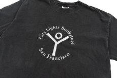 画像2: Used City Lights Bookstore S/S Print Tee made in USA (2)