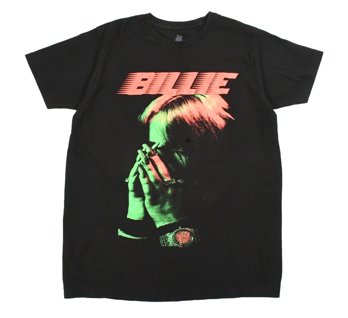 画像1: Used Musician Print Tee "Billie Eilish" (1)