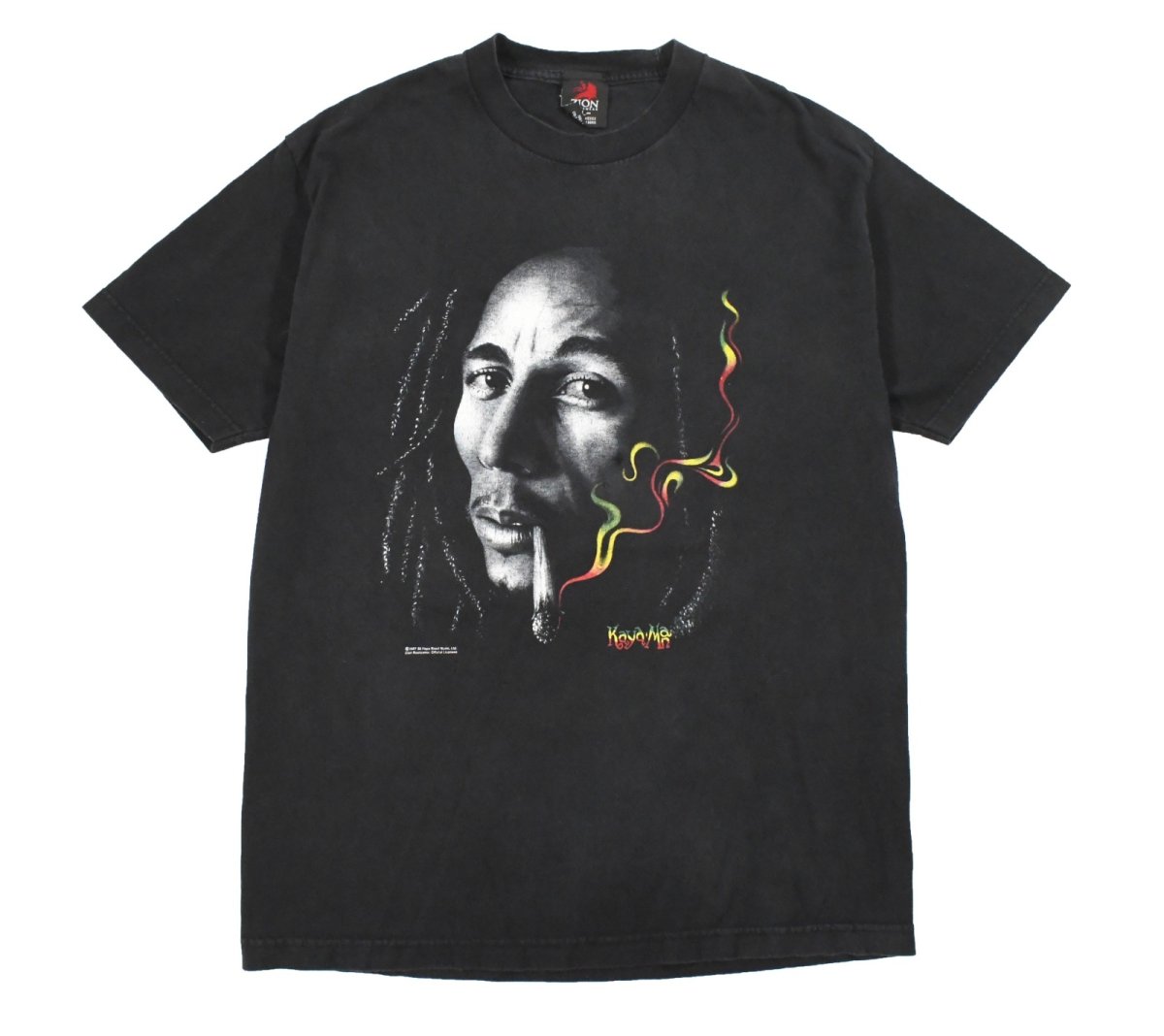 画像1: Used Musician Print Tee "Bob Marley" (1)
