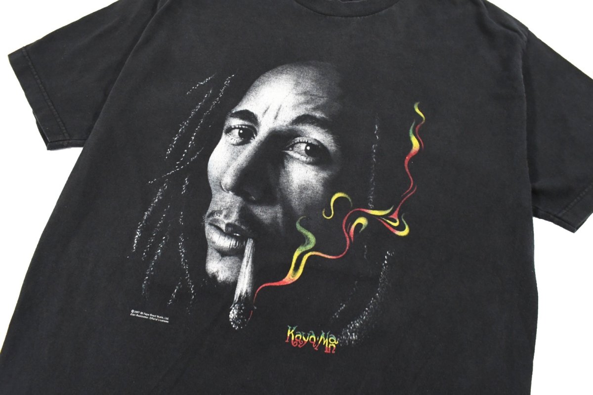 画像2: Used Musician Print Tee "Bob Marley" (2)