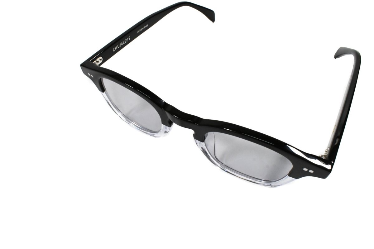 画像2: NEW. CHUMLEY'S C-8 Black Clear Half ニューマン / ニュー (2)