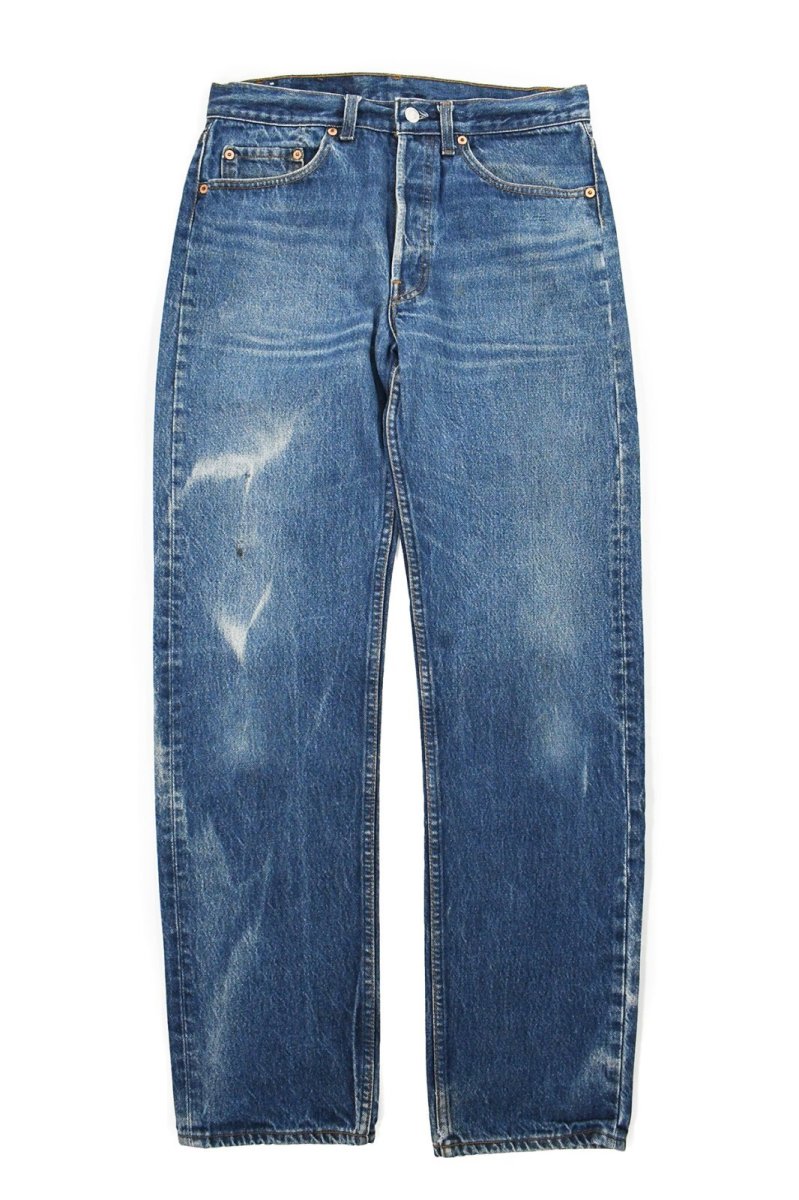 画像1: 89' Used Levi's 501 Denim Pants made in USA リーバイス (1)