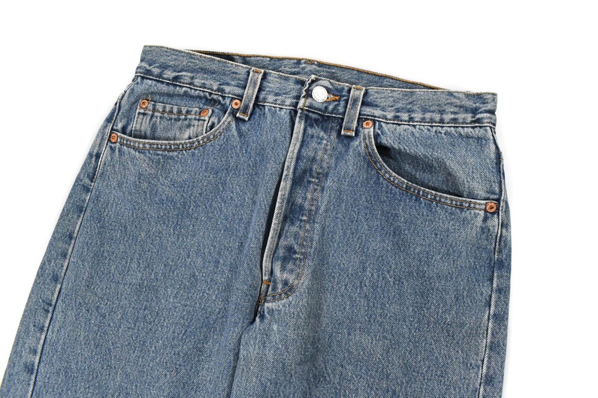 画像2: 90s Used Levi's 501 Denim Pants made in USA リーバイス (2)