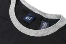 画像3: Deadstock Gap Ringer Tee Black/Grey (3)